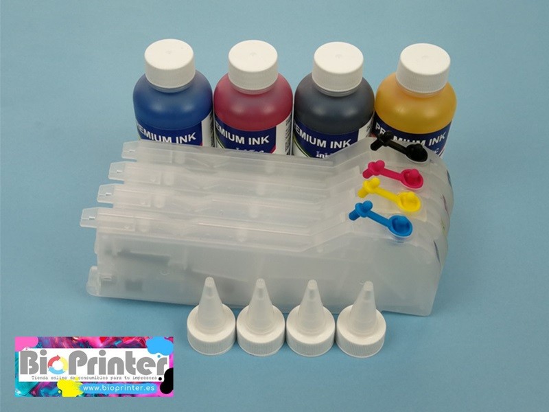 Tinta de sublimación SubliNova Smart - Packs de botellas de 100ml