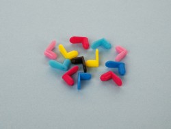 4 TAPONES DE GOMA PARA CARTUCHOS RECARGABLES