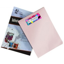 PAPEL A3 100g PARA SUBLIMACION  PAQUETE 50 HOJAS - PAPEL DE SUBLIMACION SECADO RPIDO 100g.TAMAO A3 PAQUETE 50 HOJAS VISION